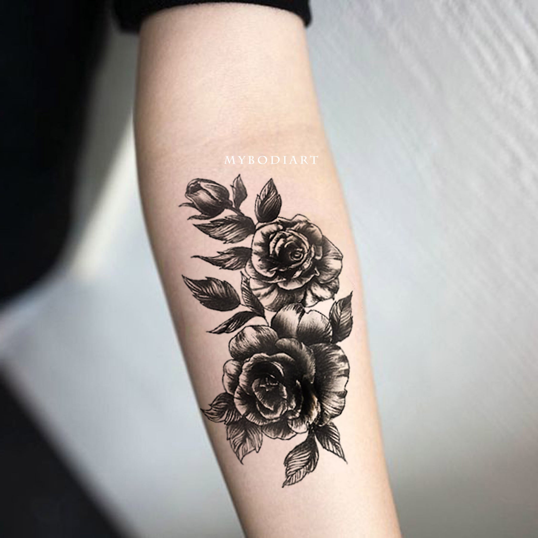 A simple #traditional #black #rose #tattoo #traditionaltat… | Flickr